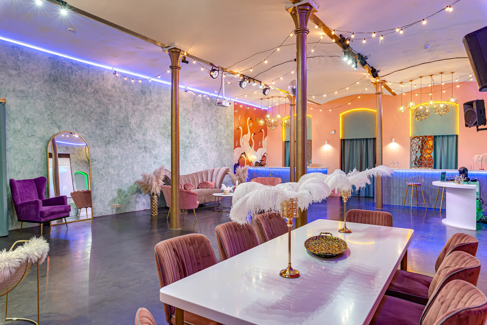 Фотография 9 площадки МАЙ Мемфис на Бауманской: элегантный зал 135 м²