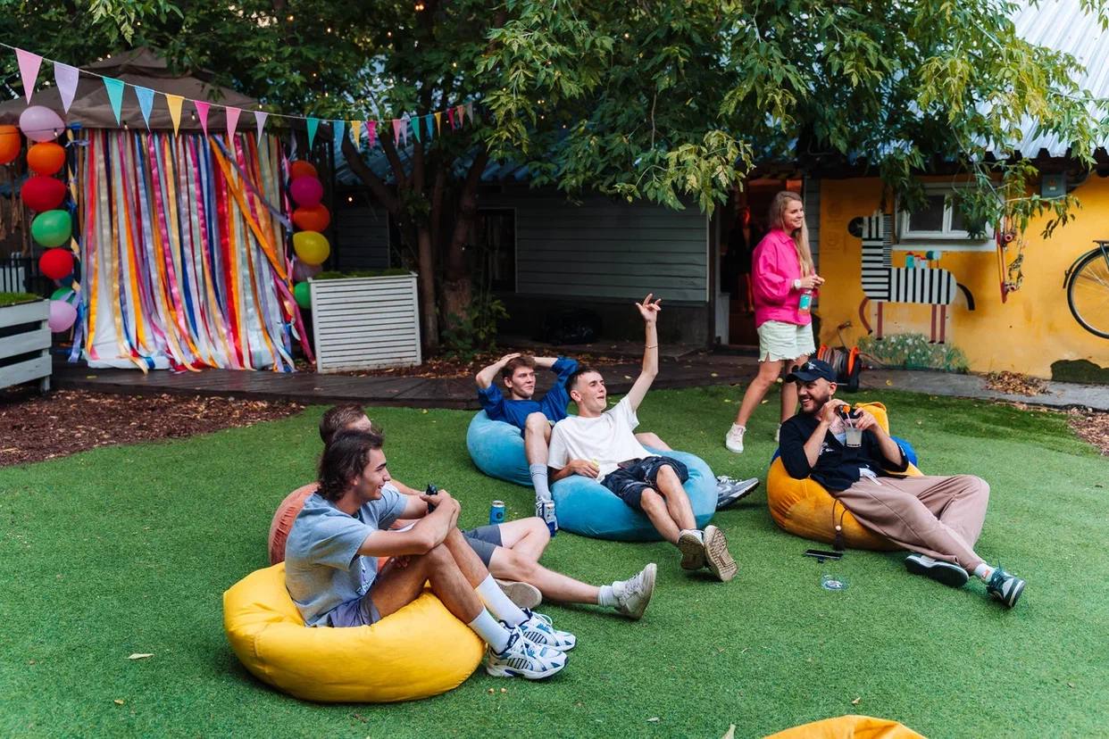 Фотография 16 площадки Soul House на Новорязанской: домик в парке, 150 м² + двор